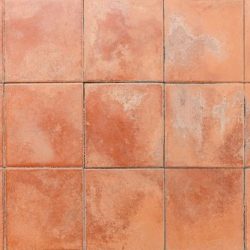Brown terra cotta floor tiles outside the building pattern and background seamless